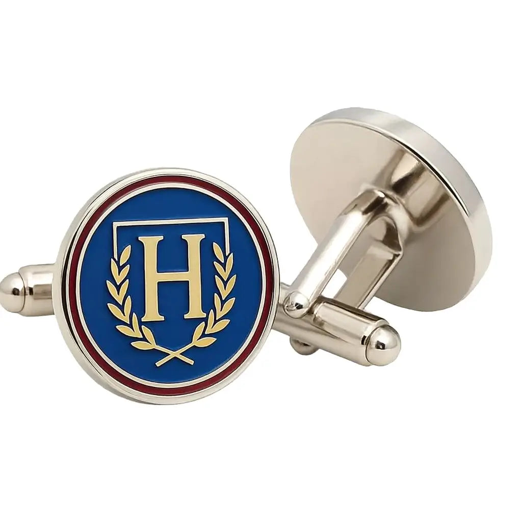 Custom Metal Cufflinks Accessory · Logo Enamel · 100pcs MOQ