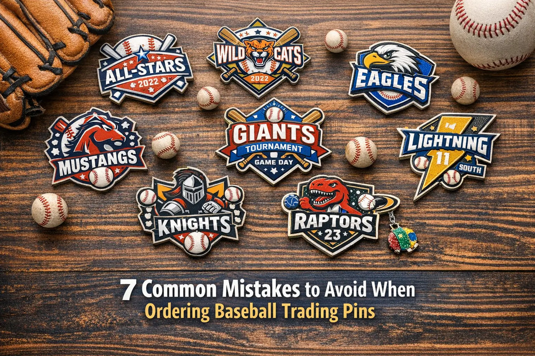 7 Common Mistakes to Avoid When Ordering Baseball Trading Pins