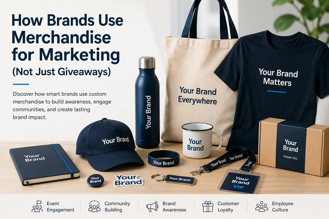 How Brands Use Merchandise for Marketing (Not Just Giveaways)
