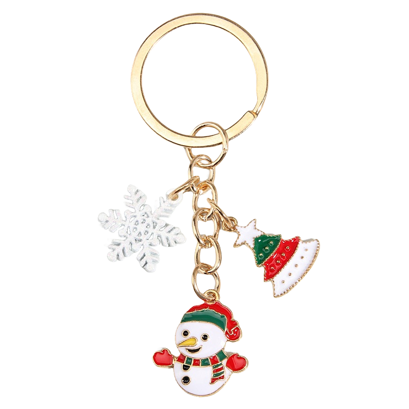 Custom Christmas Enamel Keychains