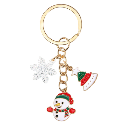 Custom Christmas Enamel Keychains