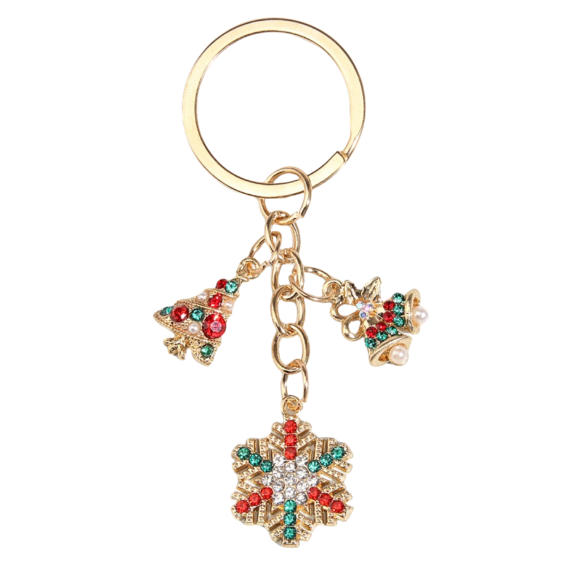 Custom Christmas Enamel Keychains
