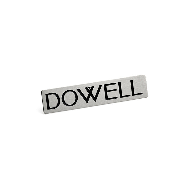 Custom Stainless Steel Metal Name Tags for Home Appliance Nameplates