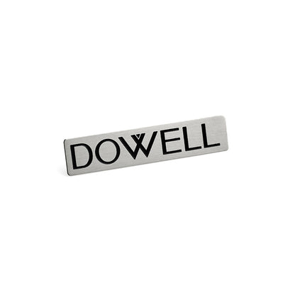  Custom Stainless Steel Metal Name Tags for Home Appliance Nameplates