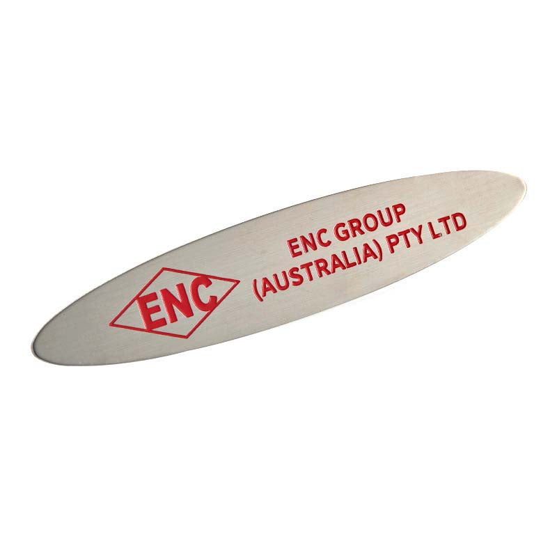  Custom Stainless Steel Metal Name Tags for Home Appliance Nameplates