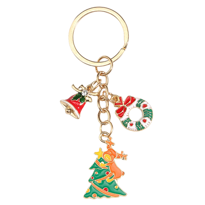 Custom Christmas Enamel Keychains