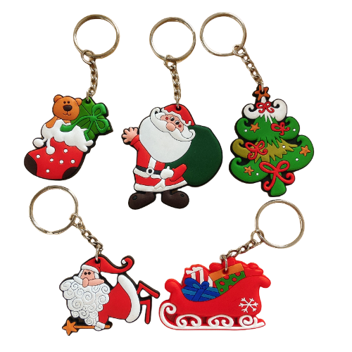 Custom Bestselling Holiday Gift - 2D Rubber Keychains