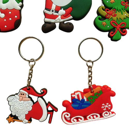 Custom Bestselling Holiday Gift - 2D Rubber Keychains