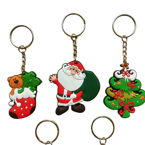 Custom Bestselling Holiday Gift - 2D Rubber Keychains