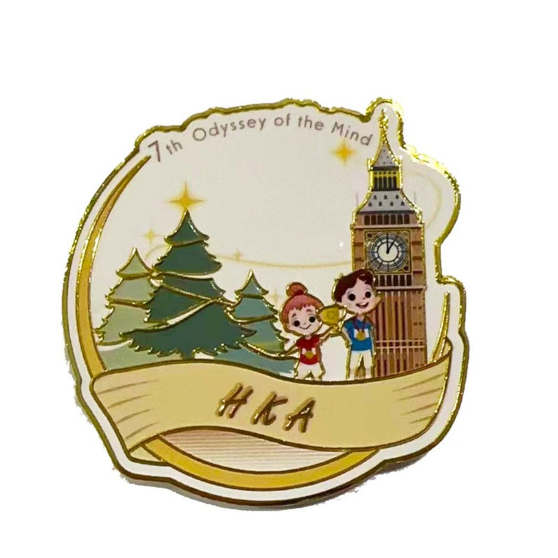 Printed Pin Badge