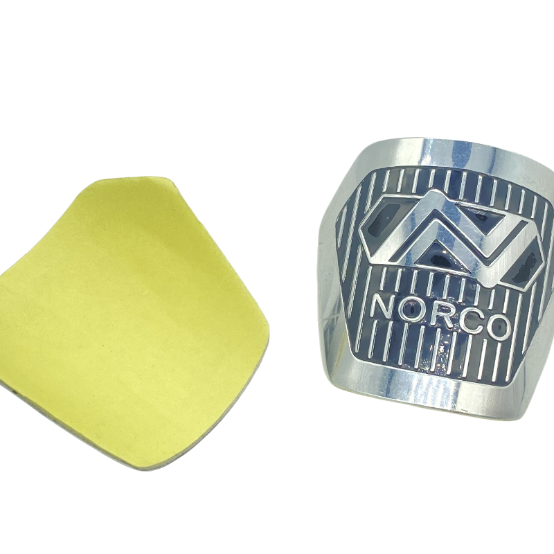 Custom Aluminum Metal Labels for perfume bottle packaging, aroma bottle packaging, and glass bottle packaging