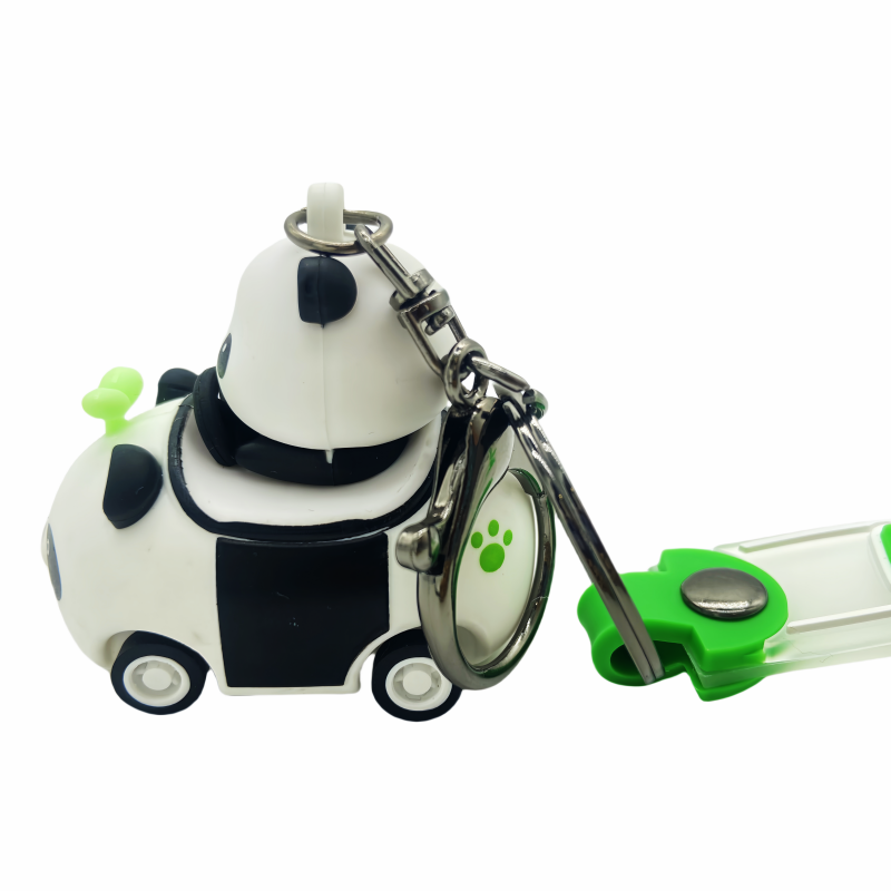 Customized 3D PVC cartoon keychains - Panda keychains