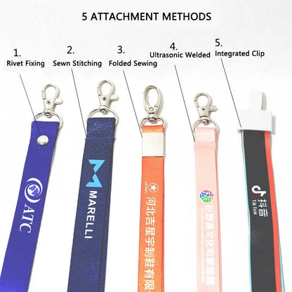 Custom Work Lanyard Accessory · ID Badge & Event Pass · Factory Direct
