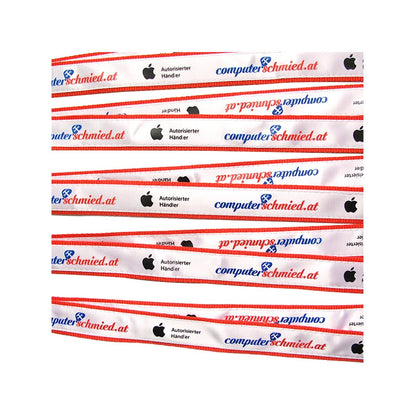 Custom printed bamboo fiber lanyard straps