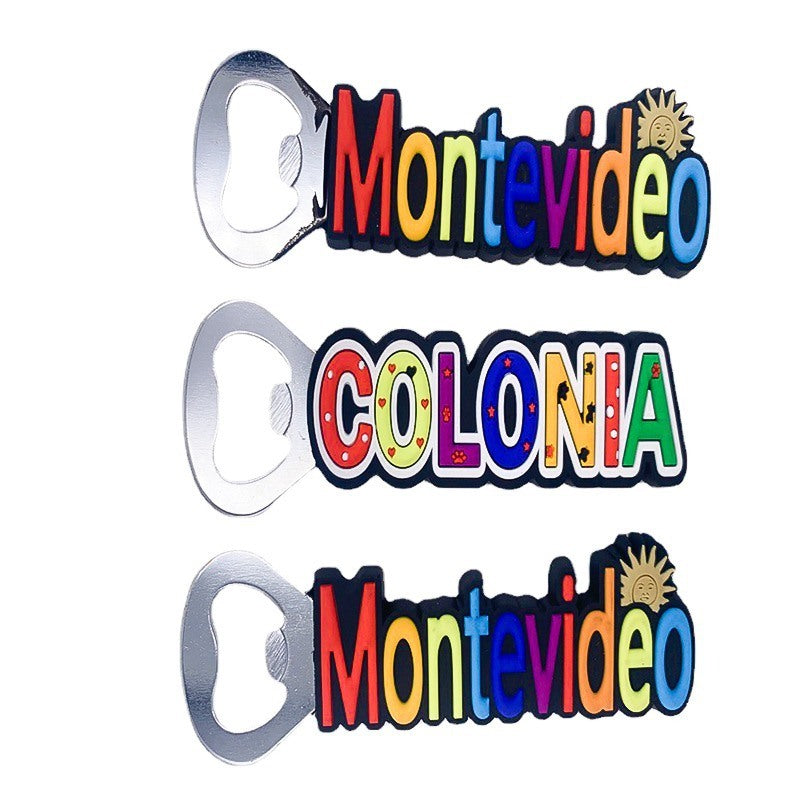 Custom PVC bottle openers in colorful logo and souvenir shapes