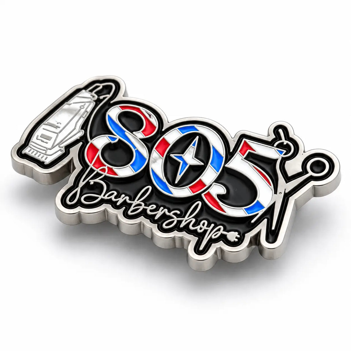 Metal thickness detail of custom soft enamel pin