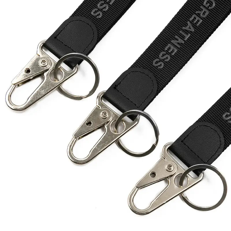 Custom Polyester Wrist Lanyard Accessory · Eagle Beak Clip · Factory Direct