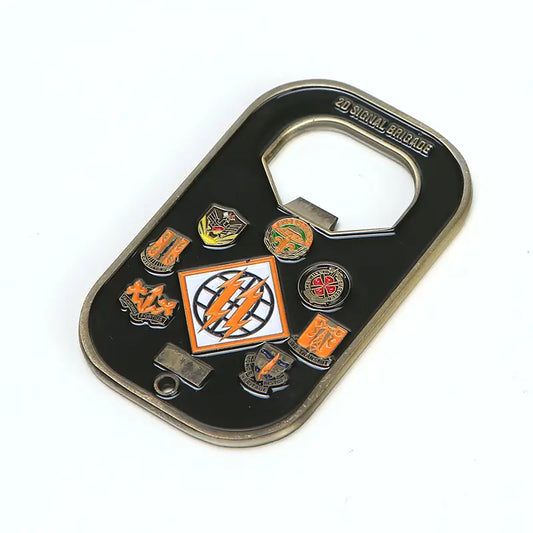 Custom Metal Bottle Opener Accessory · Logo Enamel · 100pcs MOQ