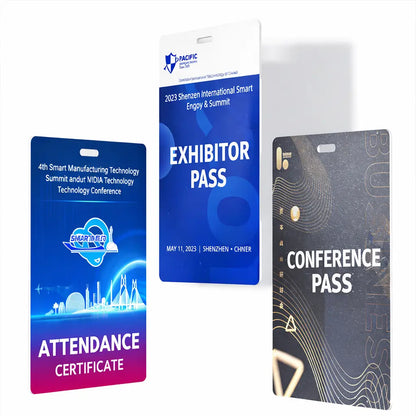 Custom Conference Badge Accessory · Logo Printing · Factory Direct