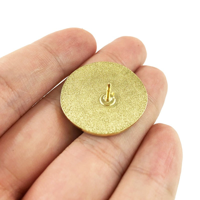 hard enamel pin back