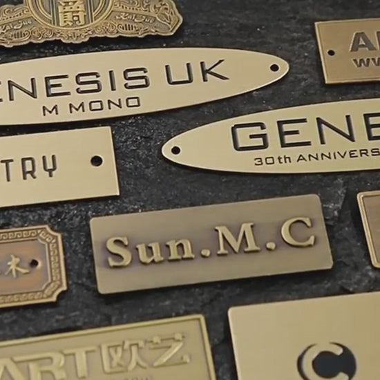 Custom Brass Metal Name Tag