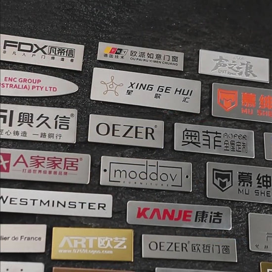Custom Personalized Stainless Steel Metal Name Tag